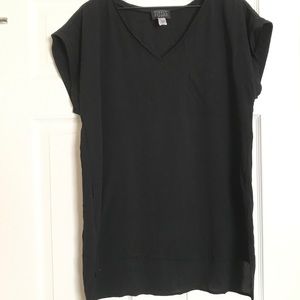 Women’s Black Short Sleeves Top